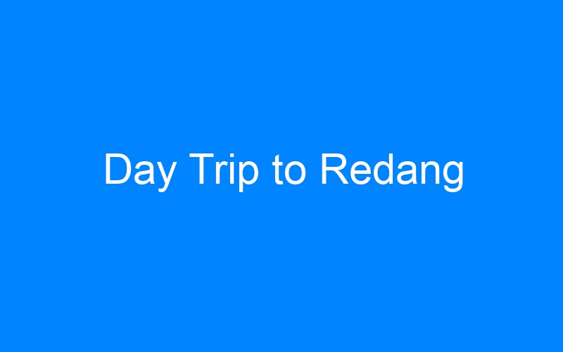 Day Trip to Redang